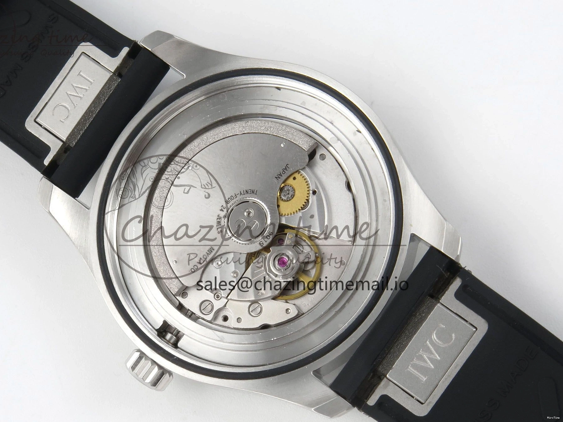 MIROTIME 0320 SunProtective Pilot Mark XX BLSF SS 1:1 Best Edition White Dial on Black Rubber Strap MIYOTA 6995